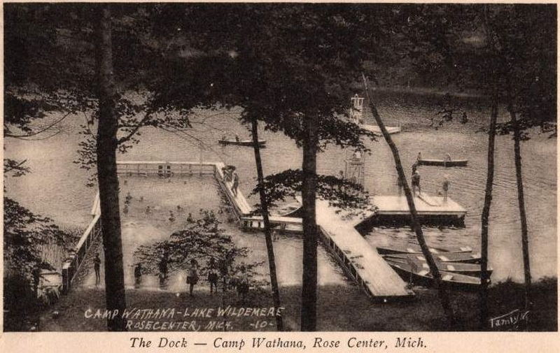 Camp Wathana - Vintage Postcard (newer photo)